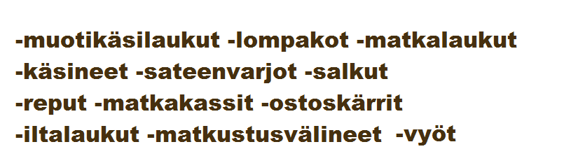 muotikäsilaukut