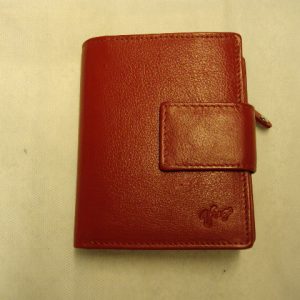 Virgo Naisten nahkalompakko  RFID-safe, 050 - punainen