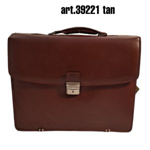 Enzo Rossi Nahkasalkku 39221 - Tan