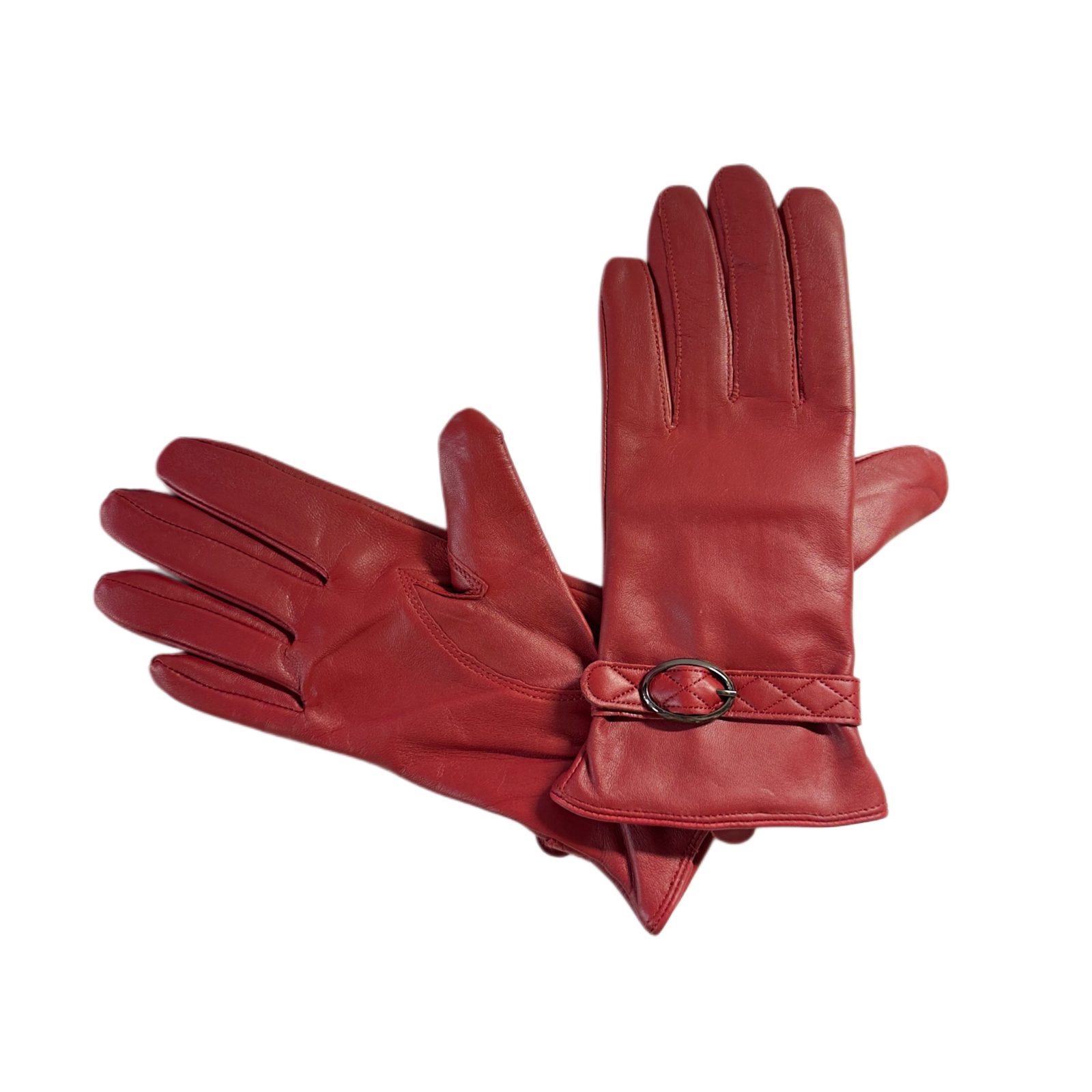 Mutka Naisten lammassormikas, villa-/kashmirvuori, punainen - Image 2