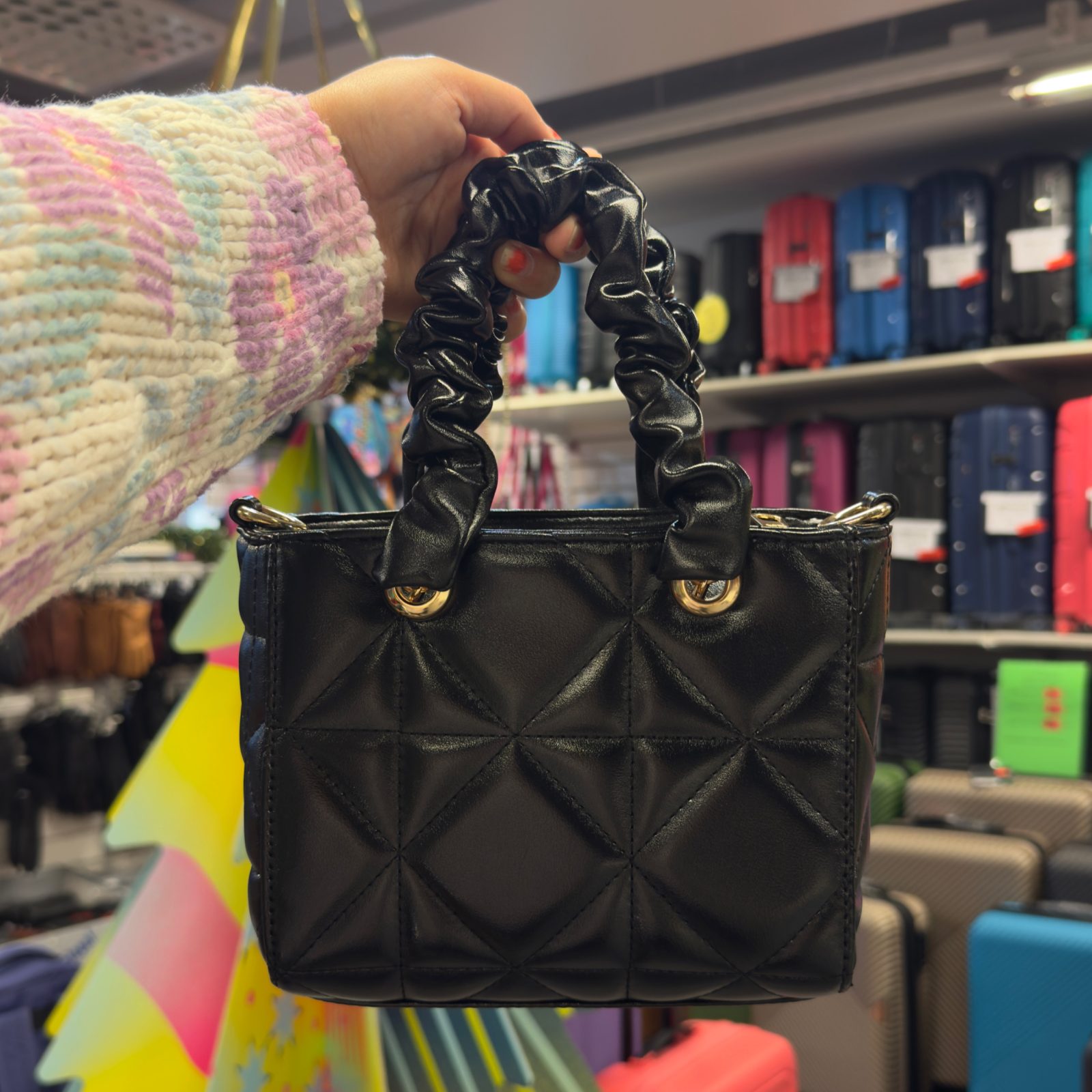 tikkaus Yksityiskohta naisten käsilaukku