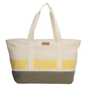 Piero Erbacci Rantakassi/viikonloppulaukku nature olive ochre