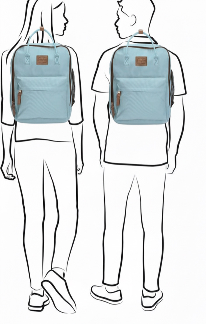 Beagles Originals tietokone Reppu 15" vaaleansininen - Image 2