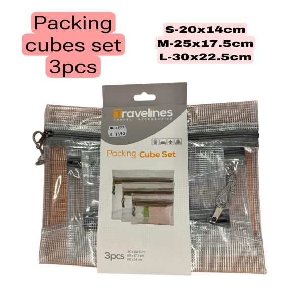 Travelines Packing Cubes set