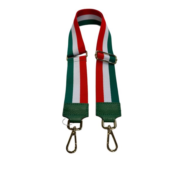 Olkahihna italialainen lippu värinen | vihreä nahkapääty - Image 2