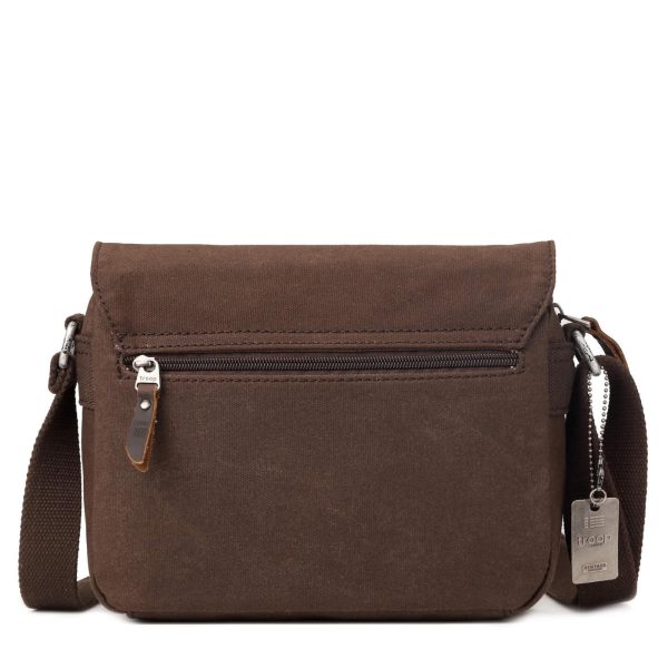 Troop London Canvas Olkalaukku|Crossbody laukku T.ruskea - Image 3