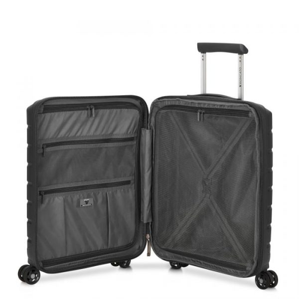 Roncato Business Cabin Matkalaukku 55 cm | musta - Image 3