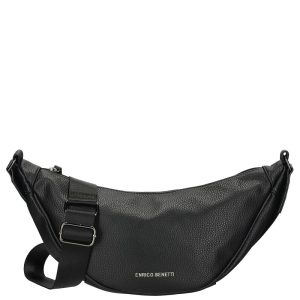 Enrico Benetti Nina Olkalaukku leveällä hihnalla - Musta