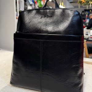 Justified Lina Nahkainen Reppu|musta
