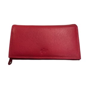 Iso naisten nahkalompakko RFID/ fuksia