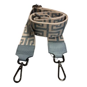 Olkahihna laukkuun kuvio Vaaleansininen/beige 193VSB