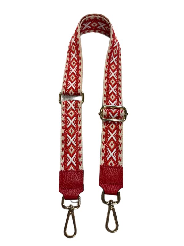 Olkahihna kuvio viini/valkoinen/beige193VBH - Image 3