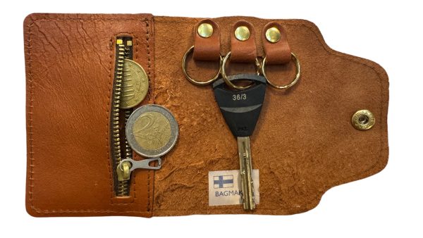 Bagmakers Kotimainen poronnahkainen avainlompakko - Image 3