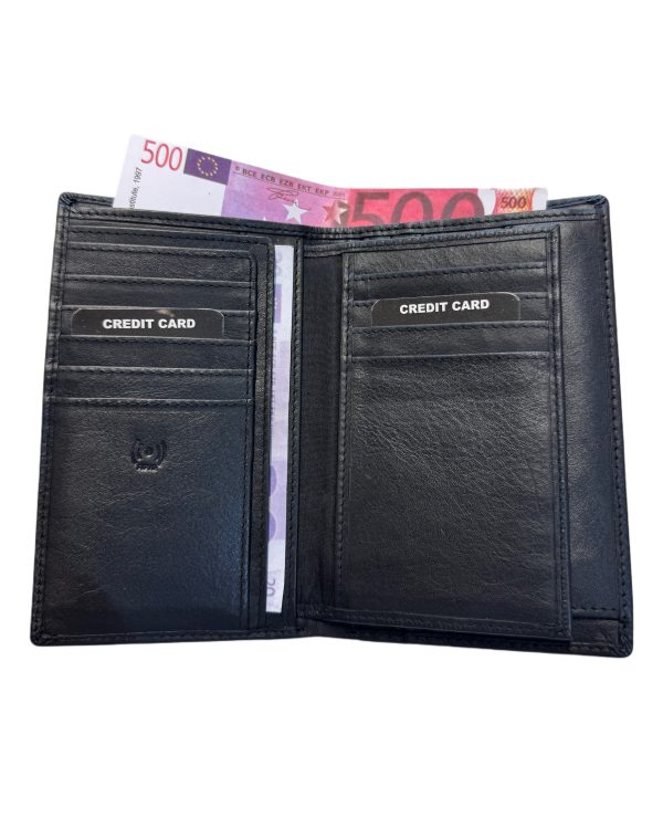Happy Wallet Miesten iso nahkalompakko RFID safe 01 musta - Image 3