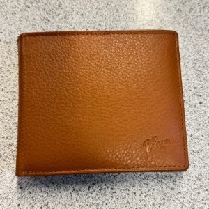 Miesten nahkalompakko rfid safe