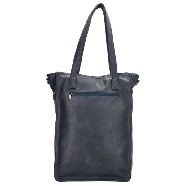 Charm London shopper-tyylinen työ-/läppärilaukku- Navy Blue - Image 3