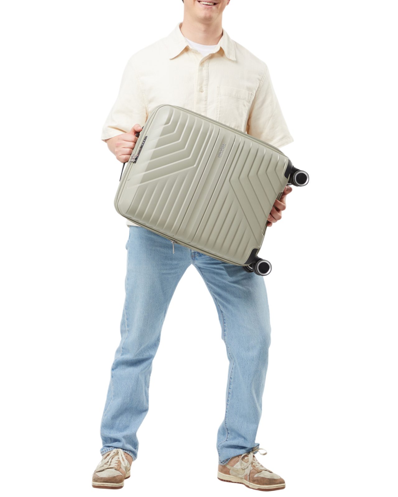 American Tourister Lentolaukku 55cm, sand - Image 4