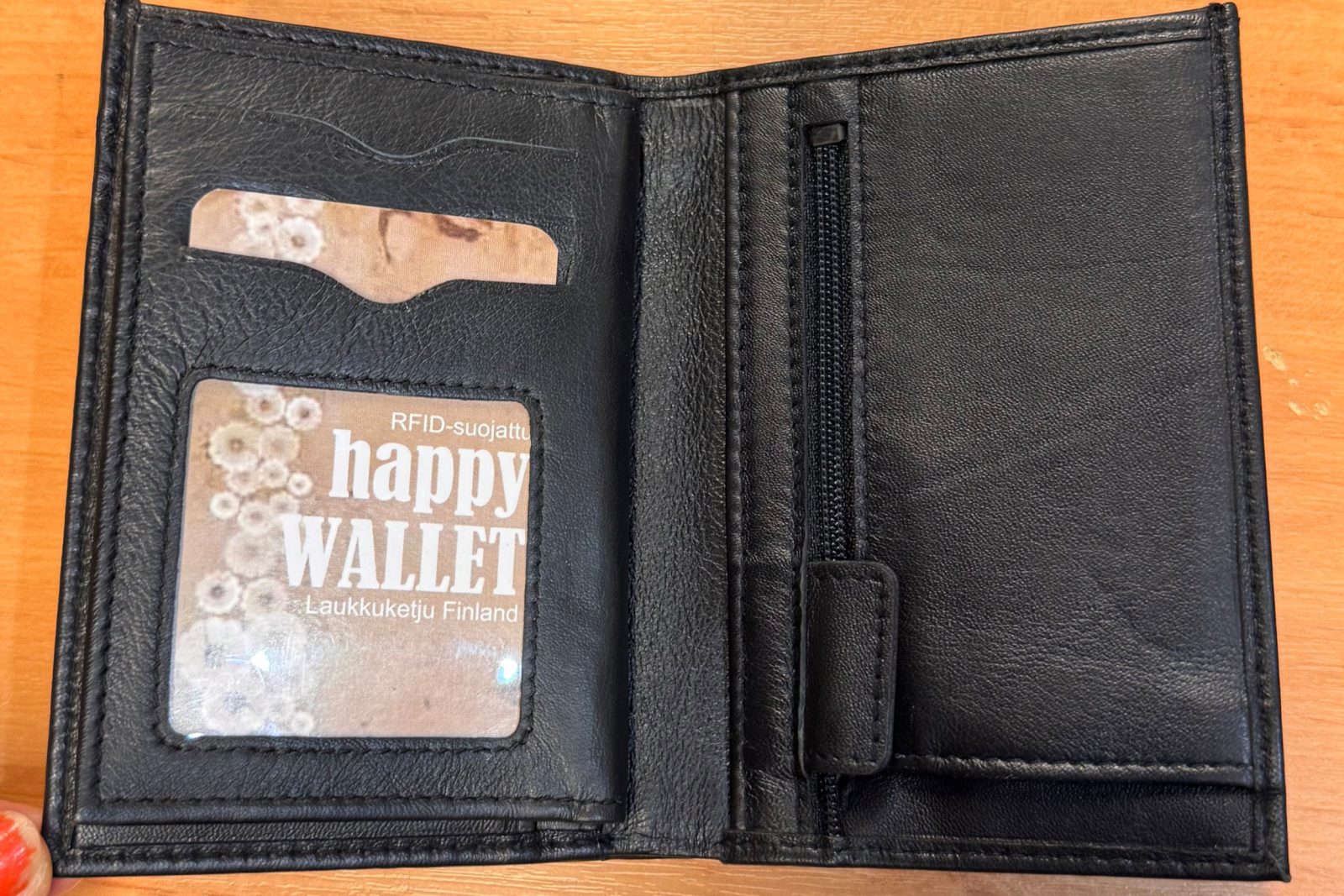 Happy wallet miesten nahkalompakko musta - Image 5