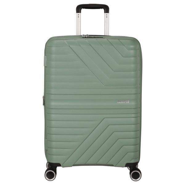 American Tourister flytwist/ 67cm keskikokoien matkalaukku/ Vihreä