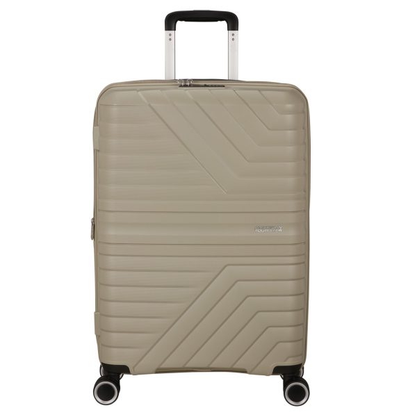 American Tourister flytwist/ 67cm keskikokoien matkalaukku/ Sandstone