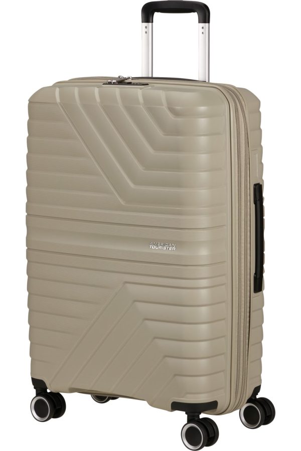 American Tourister flytwist/ 67cm keskikokoien matkalaukku/ Sandstone - Image 3