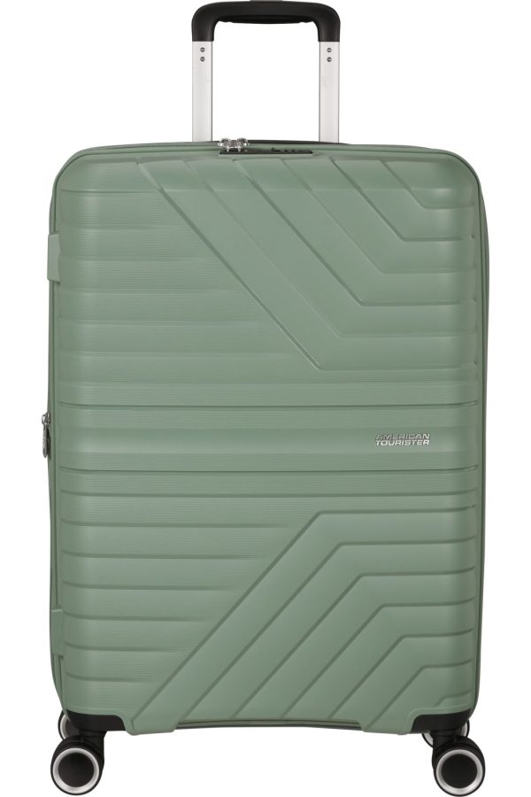 American Tourister flytwist/ 67cm keskikokoien matkalaukku/ Vihreä - Image 7