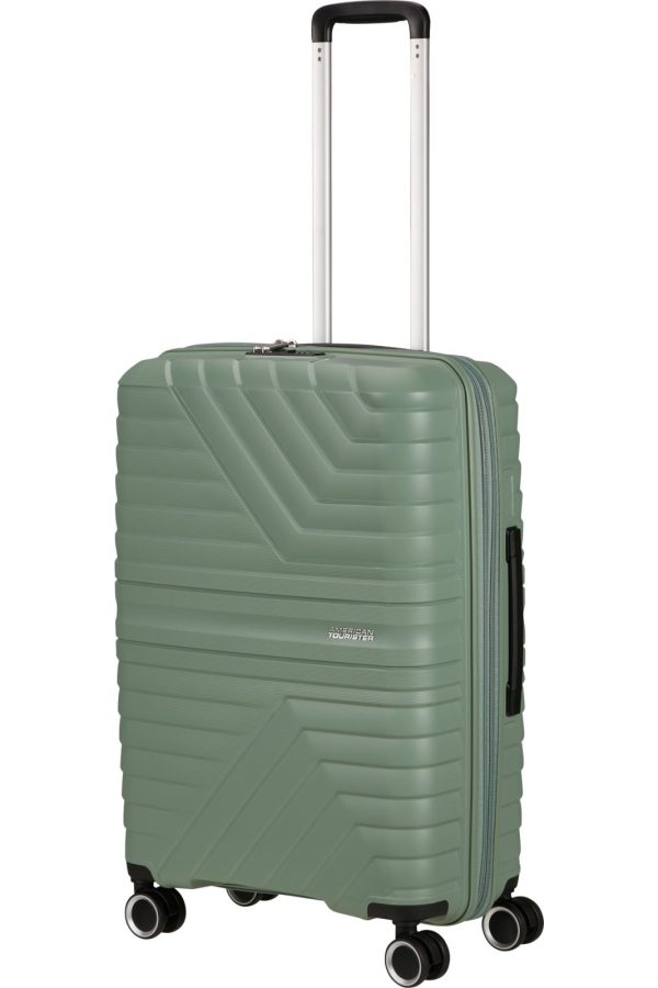 American Tourister flytwist/ 67cm keskikokoien matkalaukku/ Vihreä - Image 2