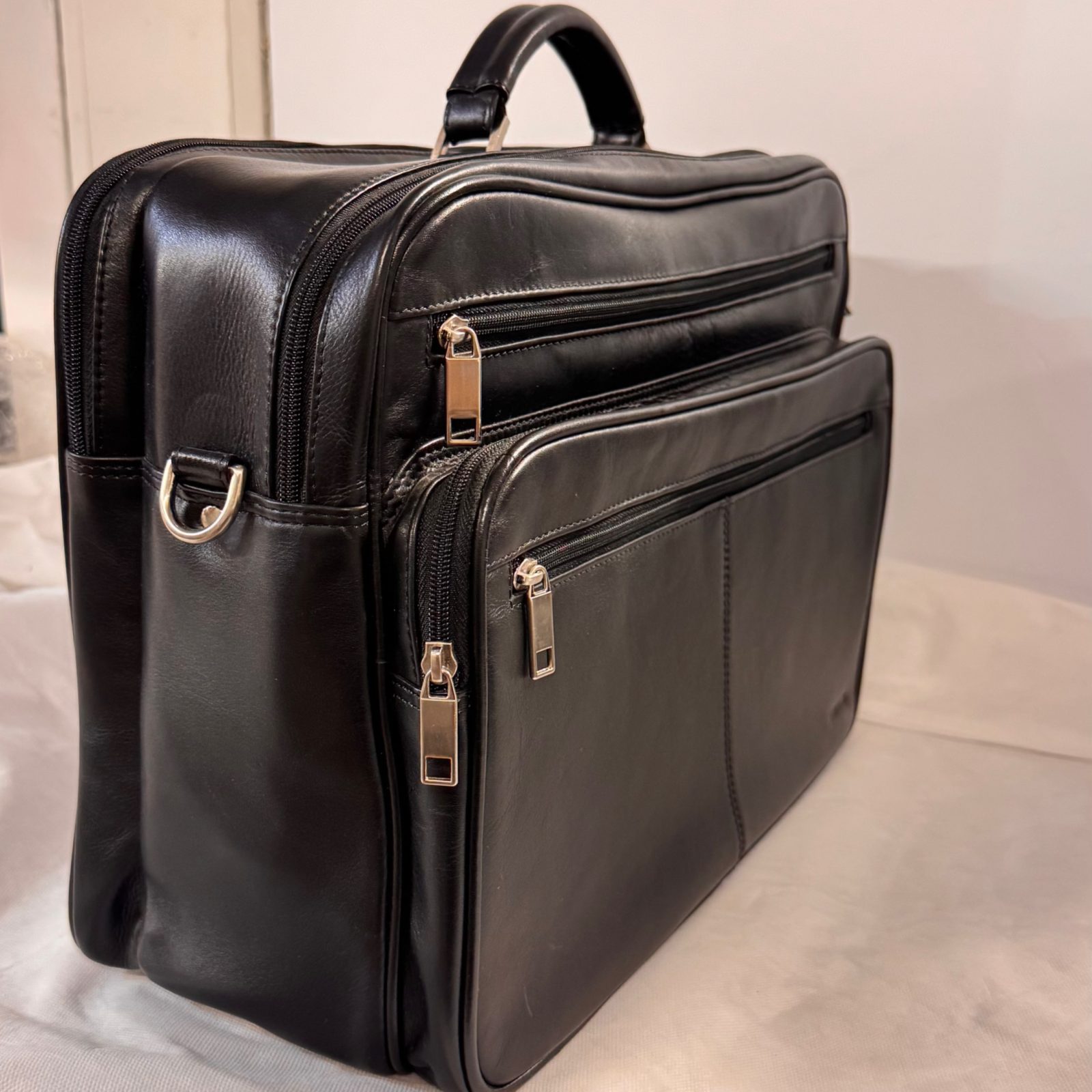 Enzo Rossi nahkasalkku musta, 49207 - Image 2