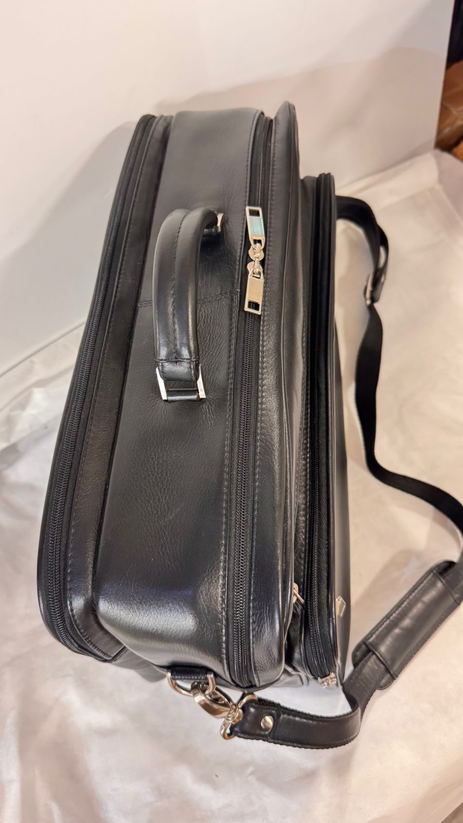 Enzo Rossi nahkasalkku musta, 49207 - Image 4