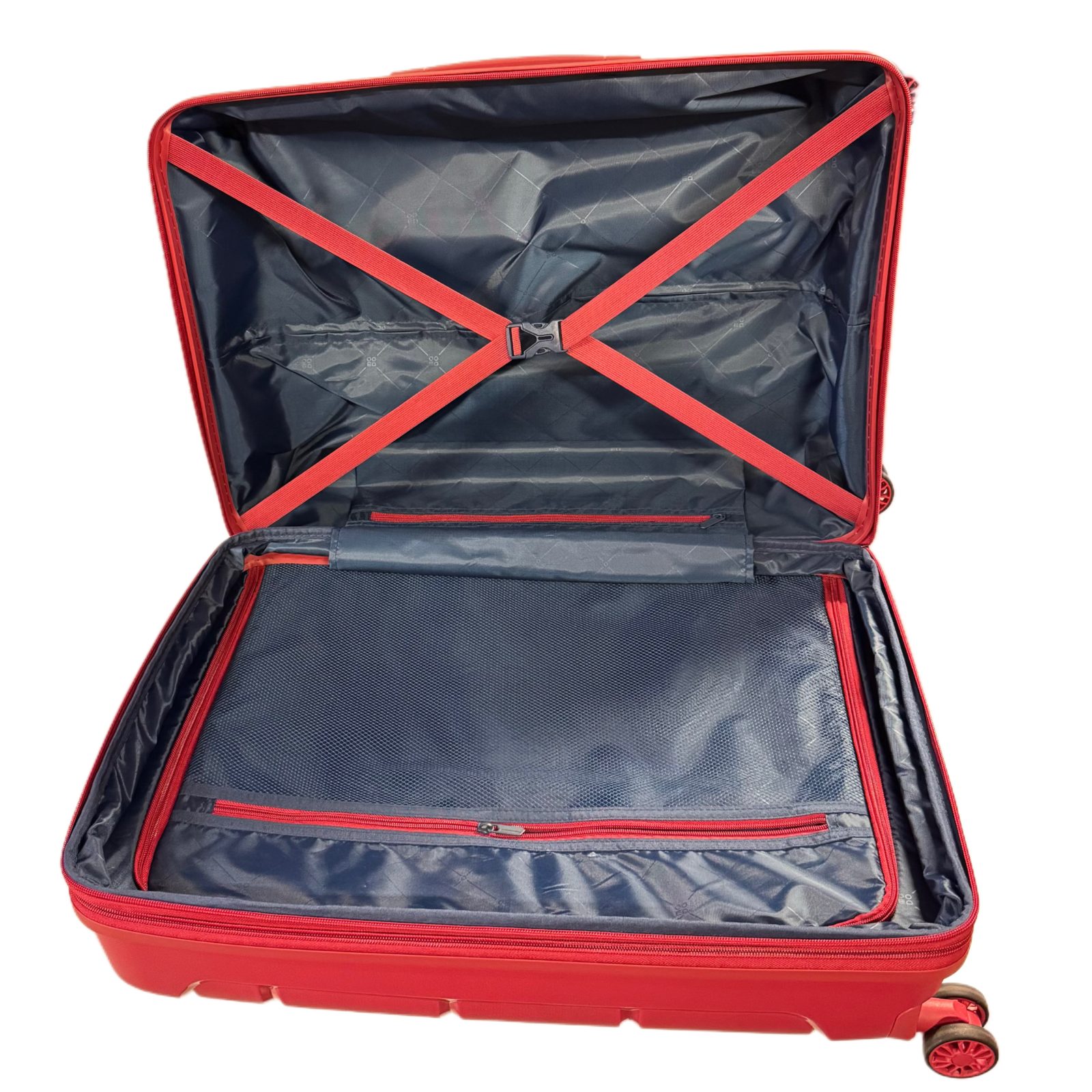 Roncato Modo matkalaukku 66cm laajeneva, viininpunainen - Image 5