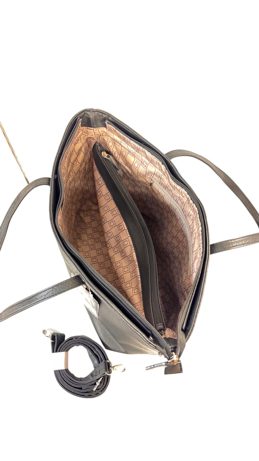 Pigeon Laura iso olkalaukku, musta - Image 4