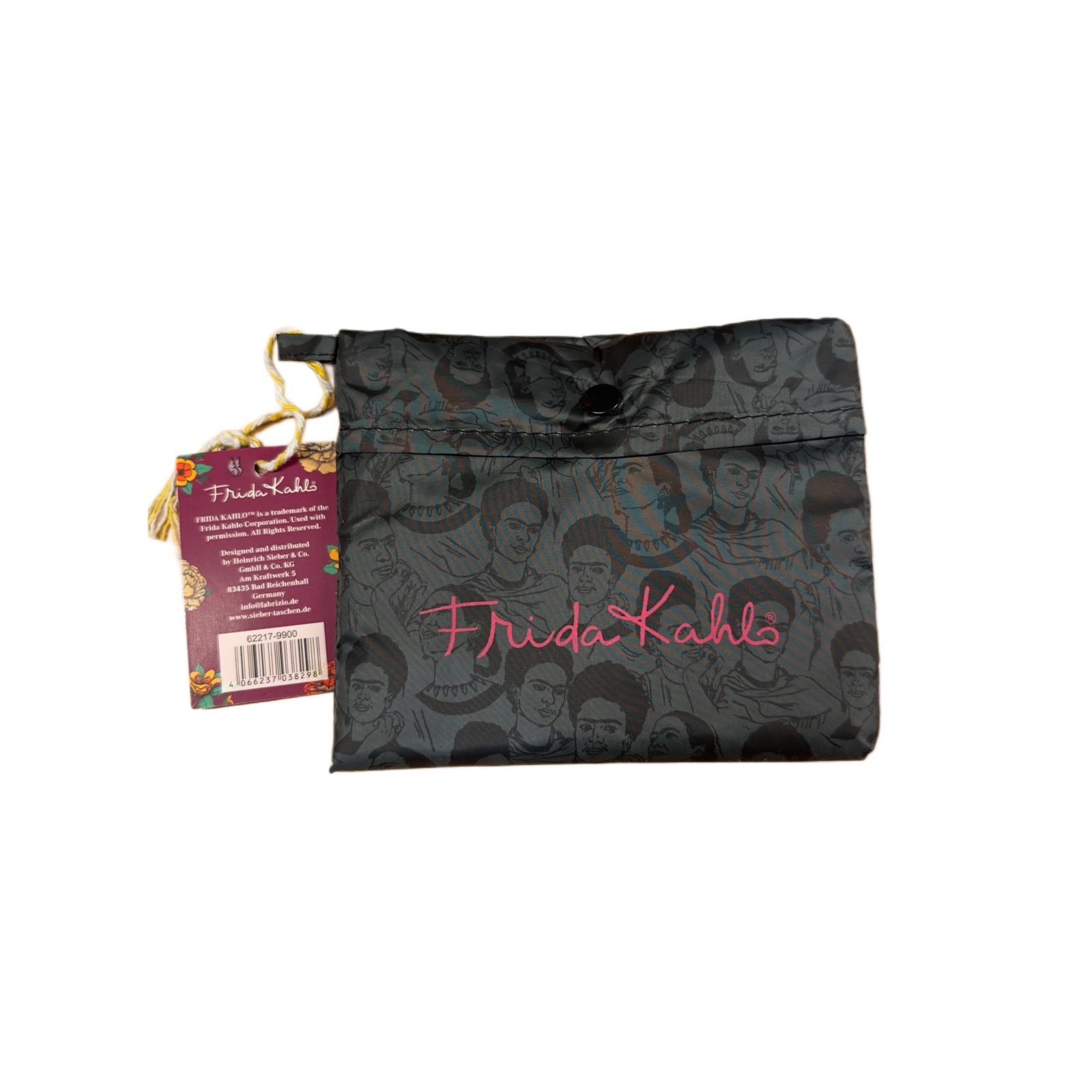 Frida Kahlo Taitettava ostoskassi ,12 L - Image 6