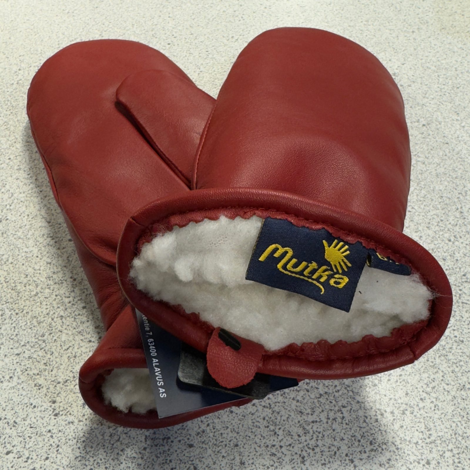 Naisten lammasrukkanen, teddyvuori, tummanpunainen - Image 2