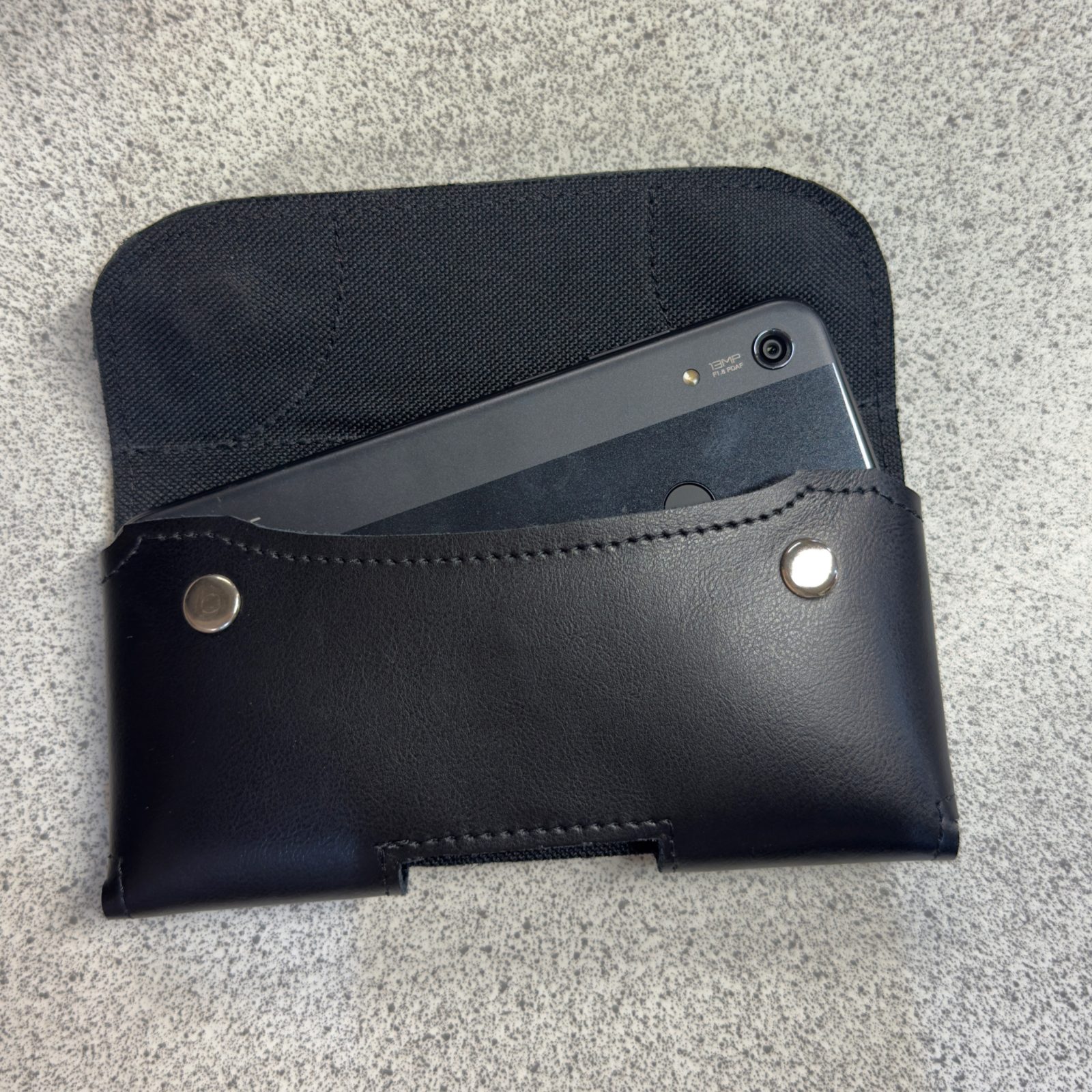 Bagmakers kotimainen kännykkävyökotelo musta, 387M - Image 3