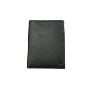 nahkalompakko musta RFID suojattu