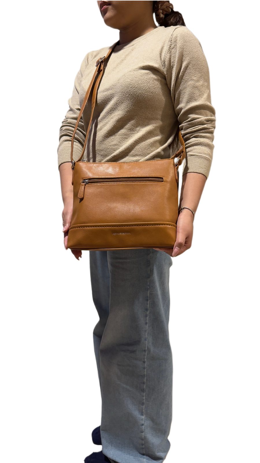 Pigeon Collection Olkalaukku, konjakki - Image 6