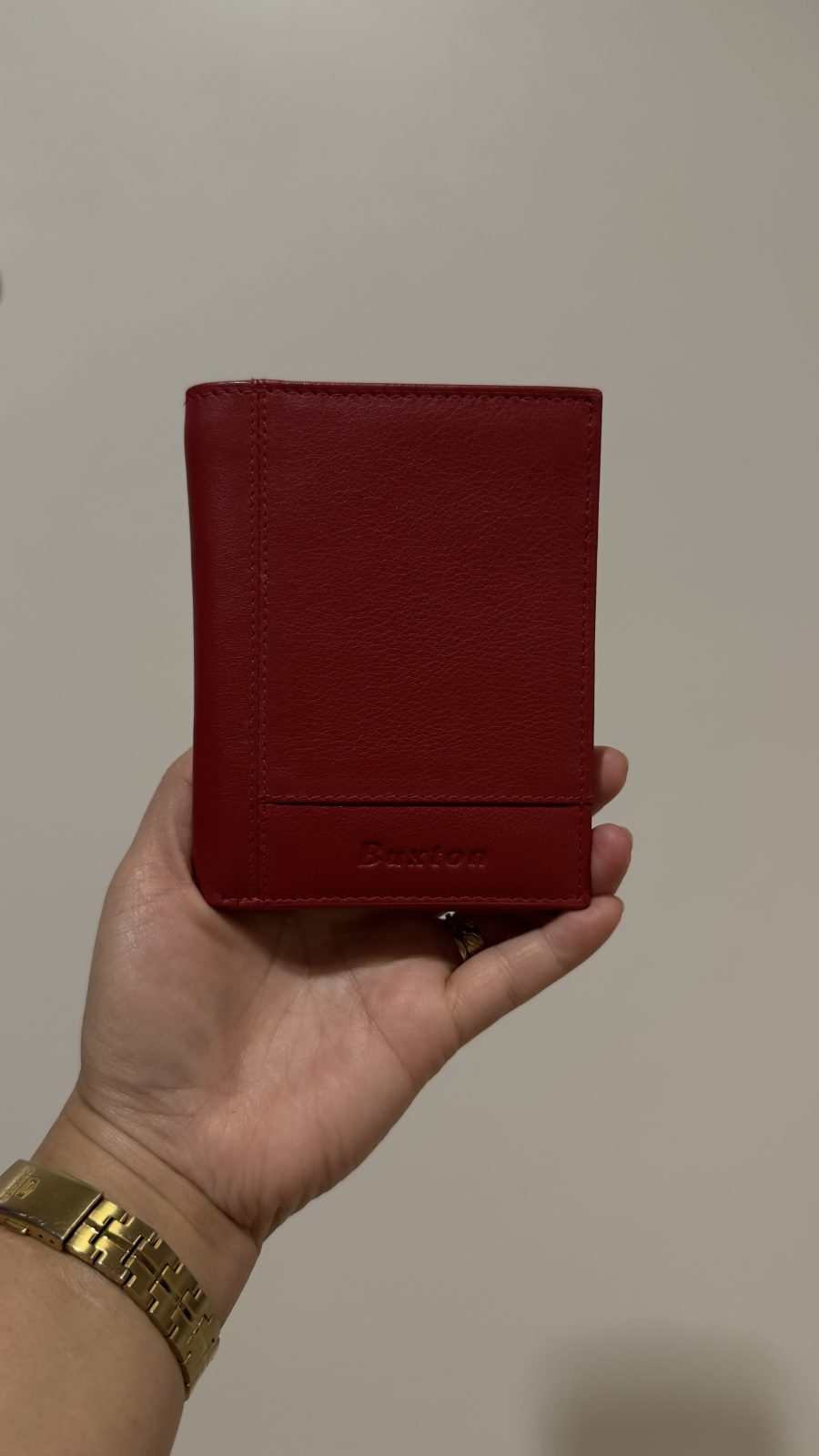 Buxton nahkalompakko RFID-suojattu, punainen 2043M - Image 6