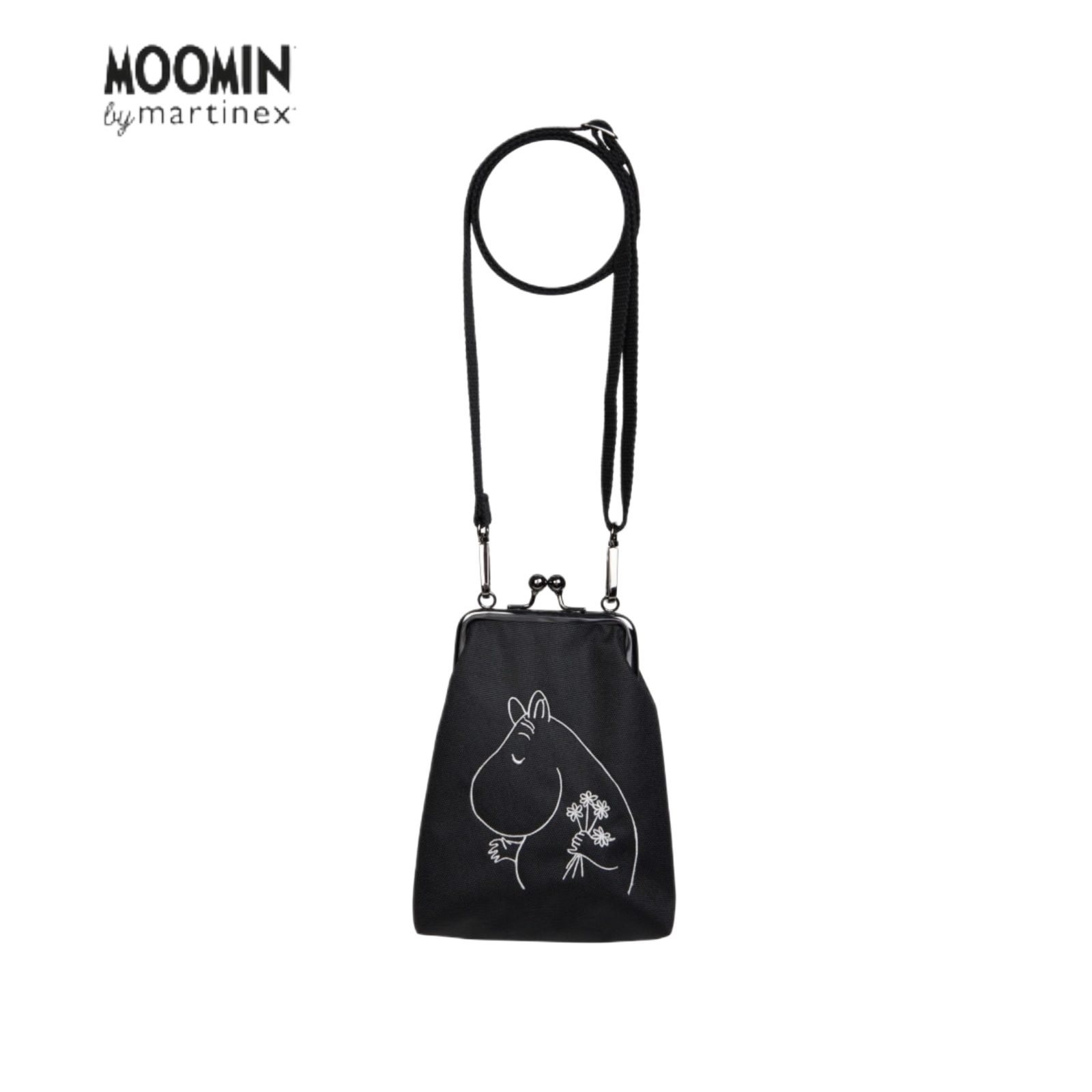 Moomin pussukka kehyksellä, vedenpitävä pikkulaukku