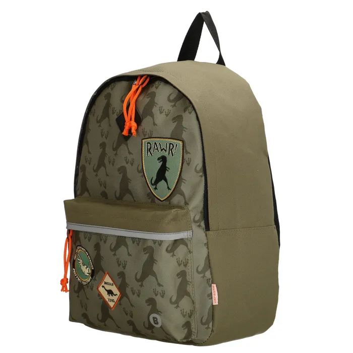 Beagles Originals Dinosaur reppu 13,3" (29,4x16,6 cm.), oliivi - Image 5