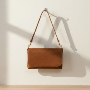 Italialainen Nahkainen Pieni olkalaukku