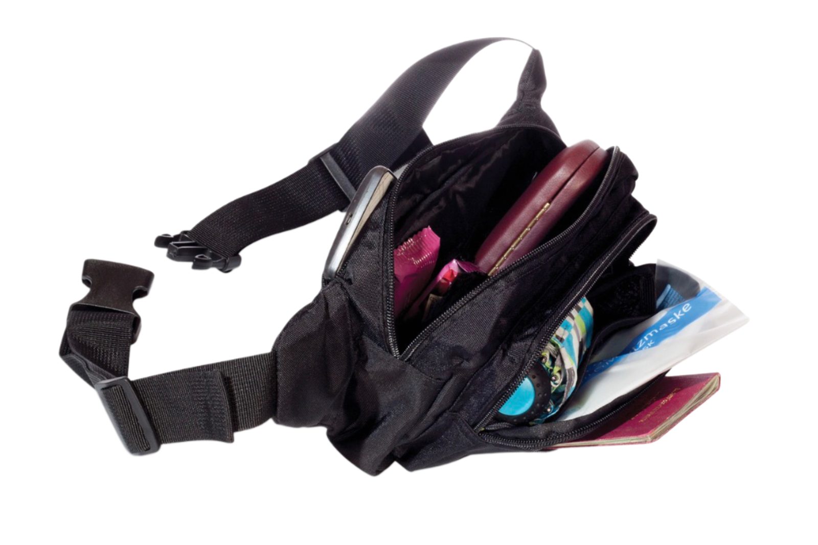 Worldpack tilava vyölaukku, musta - Image 5