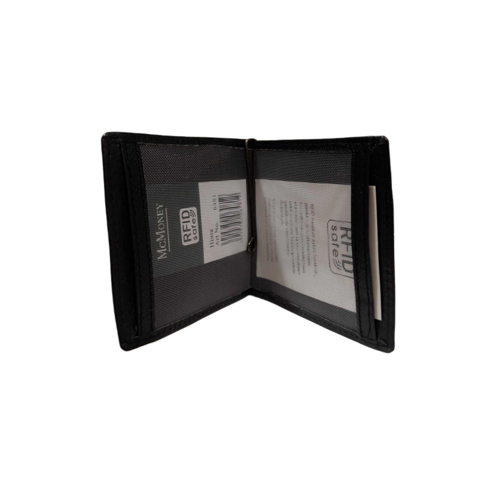 McM Seteliklipsilompakko rfid-suojattu,musta - Image 2