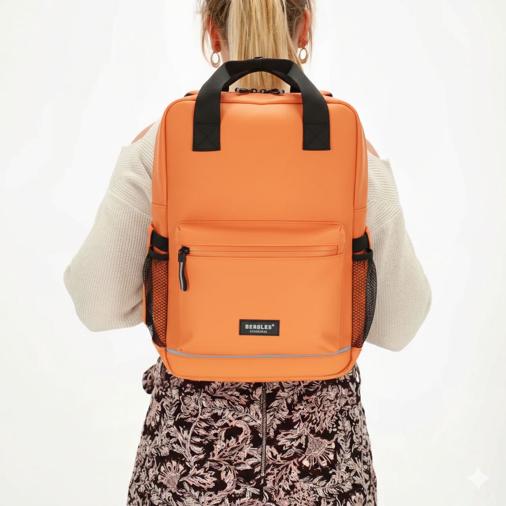 Beagles Originals vesitiivis reppu 15,6", oranssi - Image 5