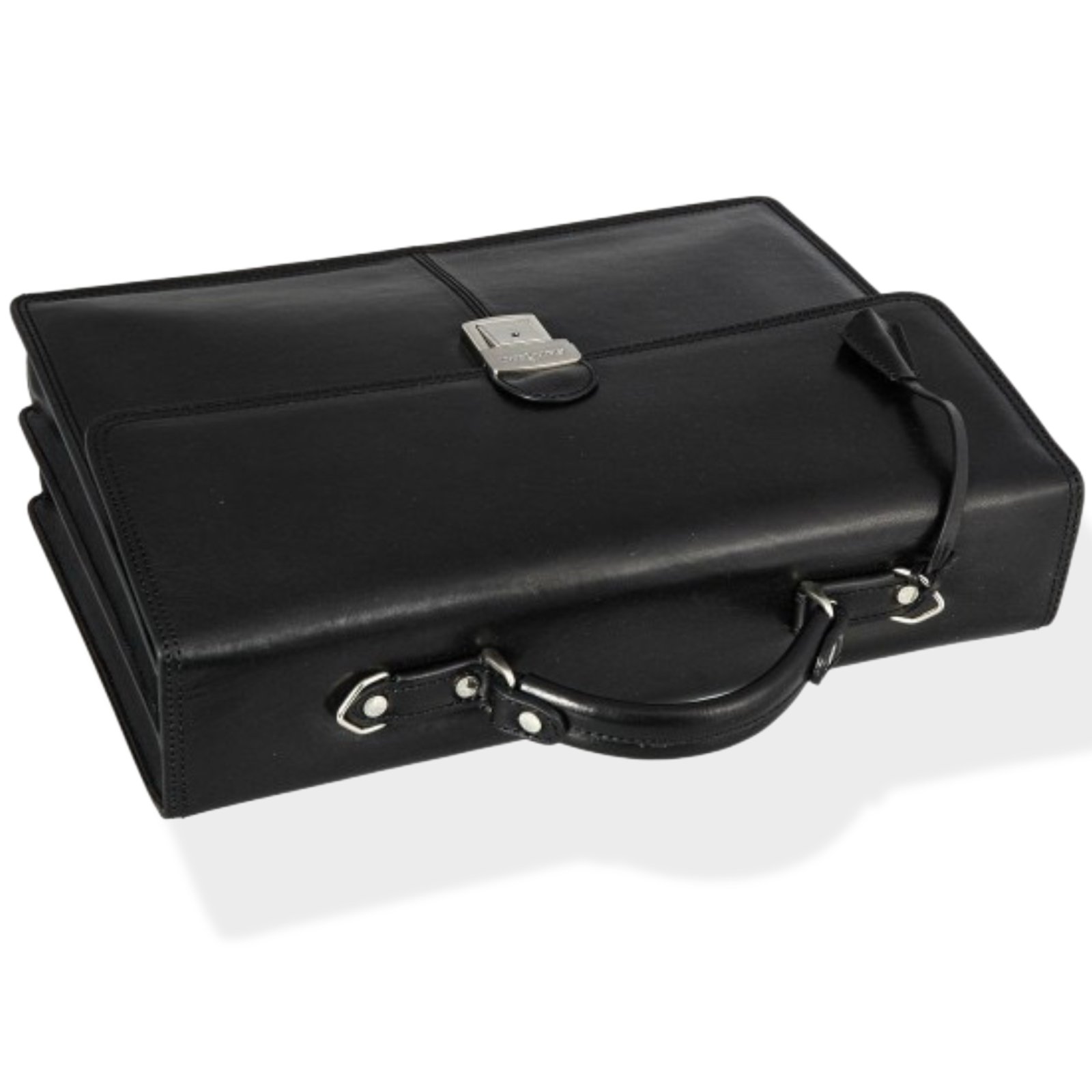 Gianni Conti nahkasalkku 15,6", musta - Image 4