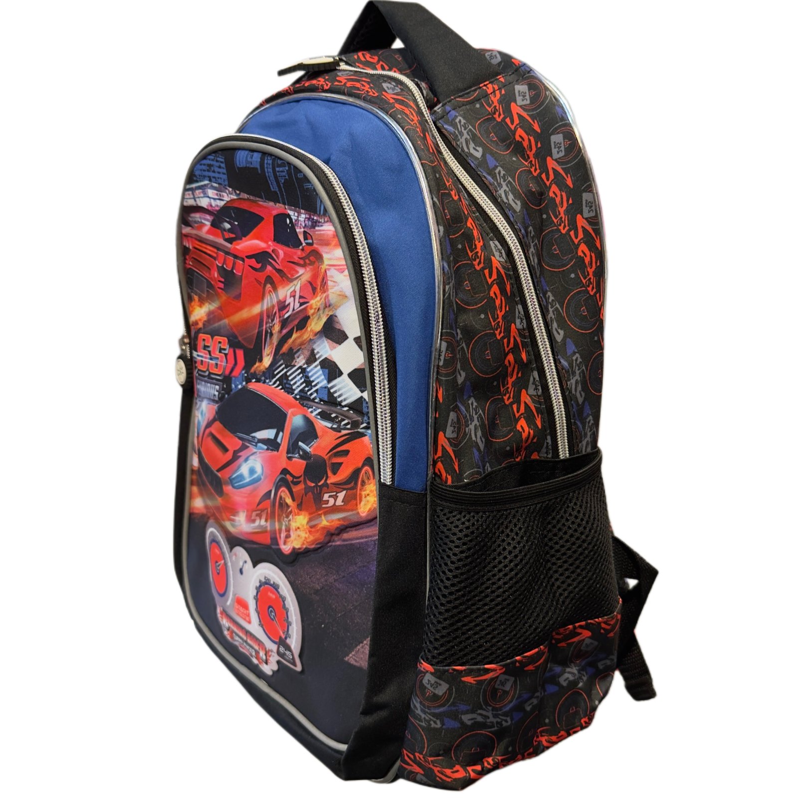 Poikien reppu autokuviolla / Kevyt - Image 3