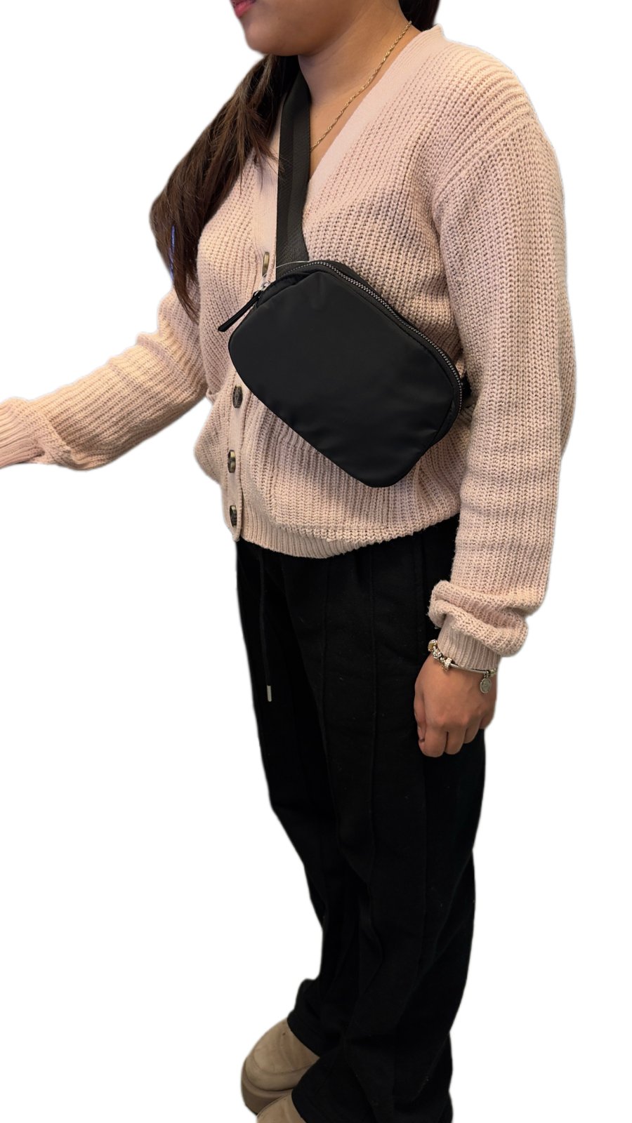 Pigeon vyölaukku, musta - Image 6