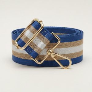 Säädettävä laukunhihna-Sininen/Kulta/Hopea,1645