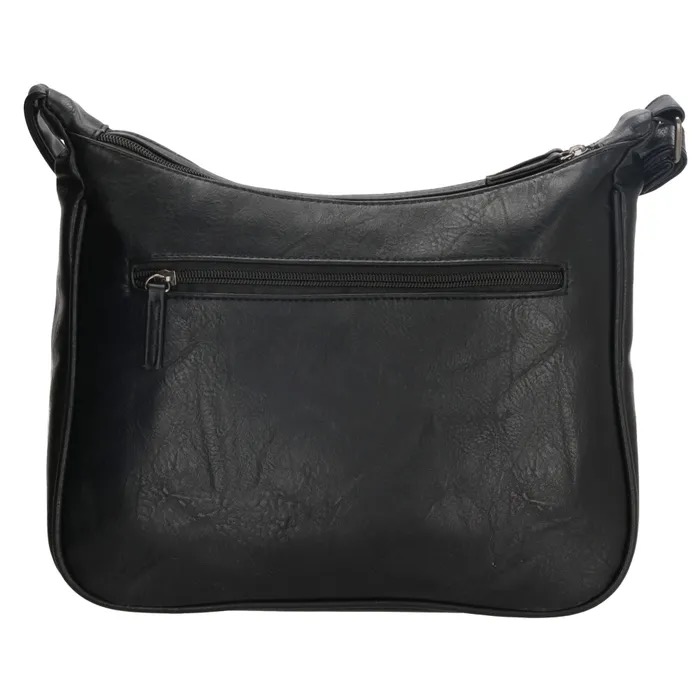 Beagles olkalaukku useilla vetoketjutaskuilla / Musta, 20344 - Image 4