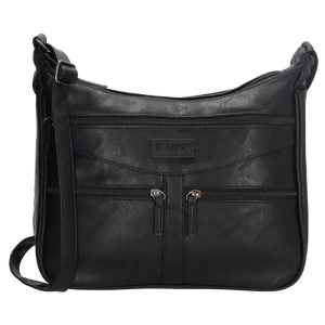 Beagles olkalaukku, musta uiseta lokero