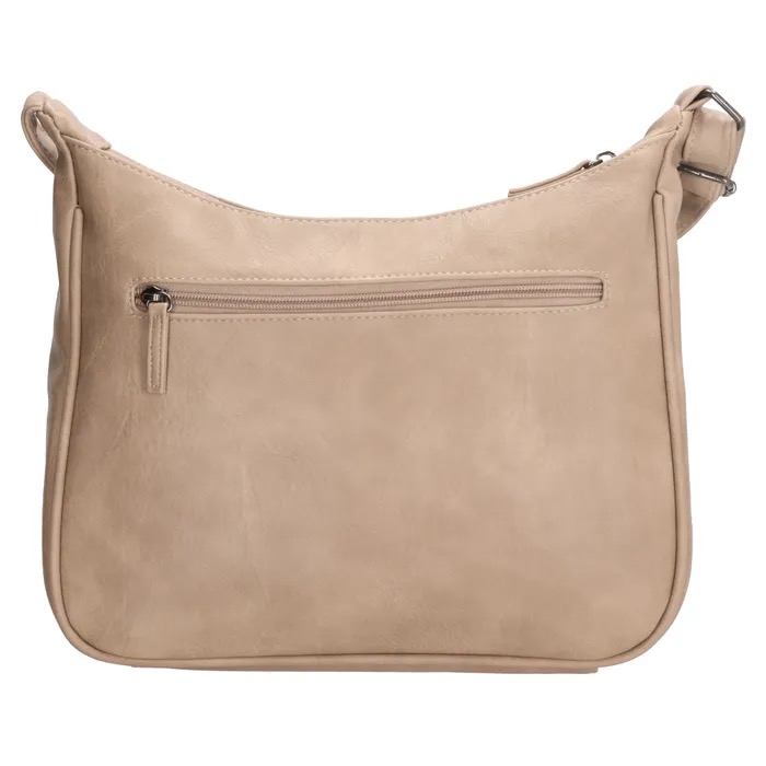 Beagles olkalaukku useilla vetoketjutaskuilla / Taupe, 20344 - Image 4